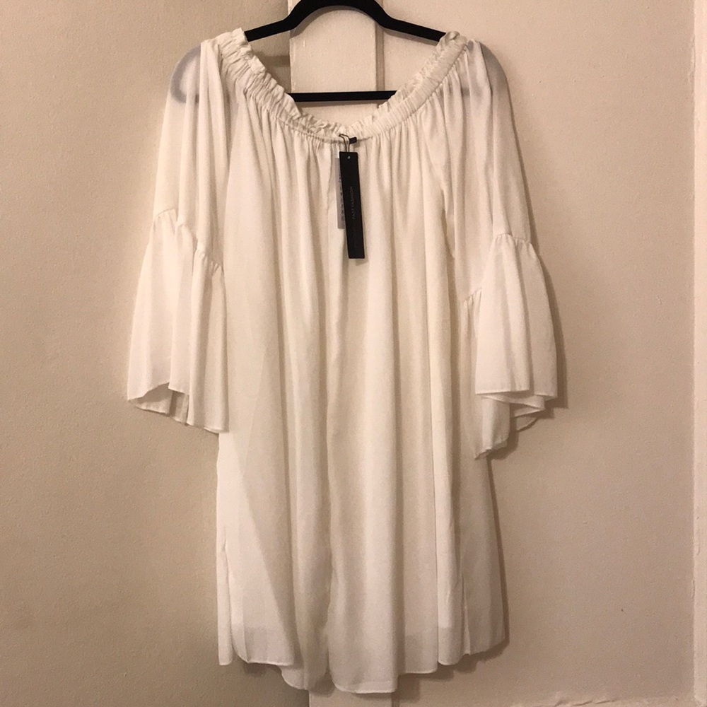 Sexy Off Shoulder Boho Mini Dress